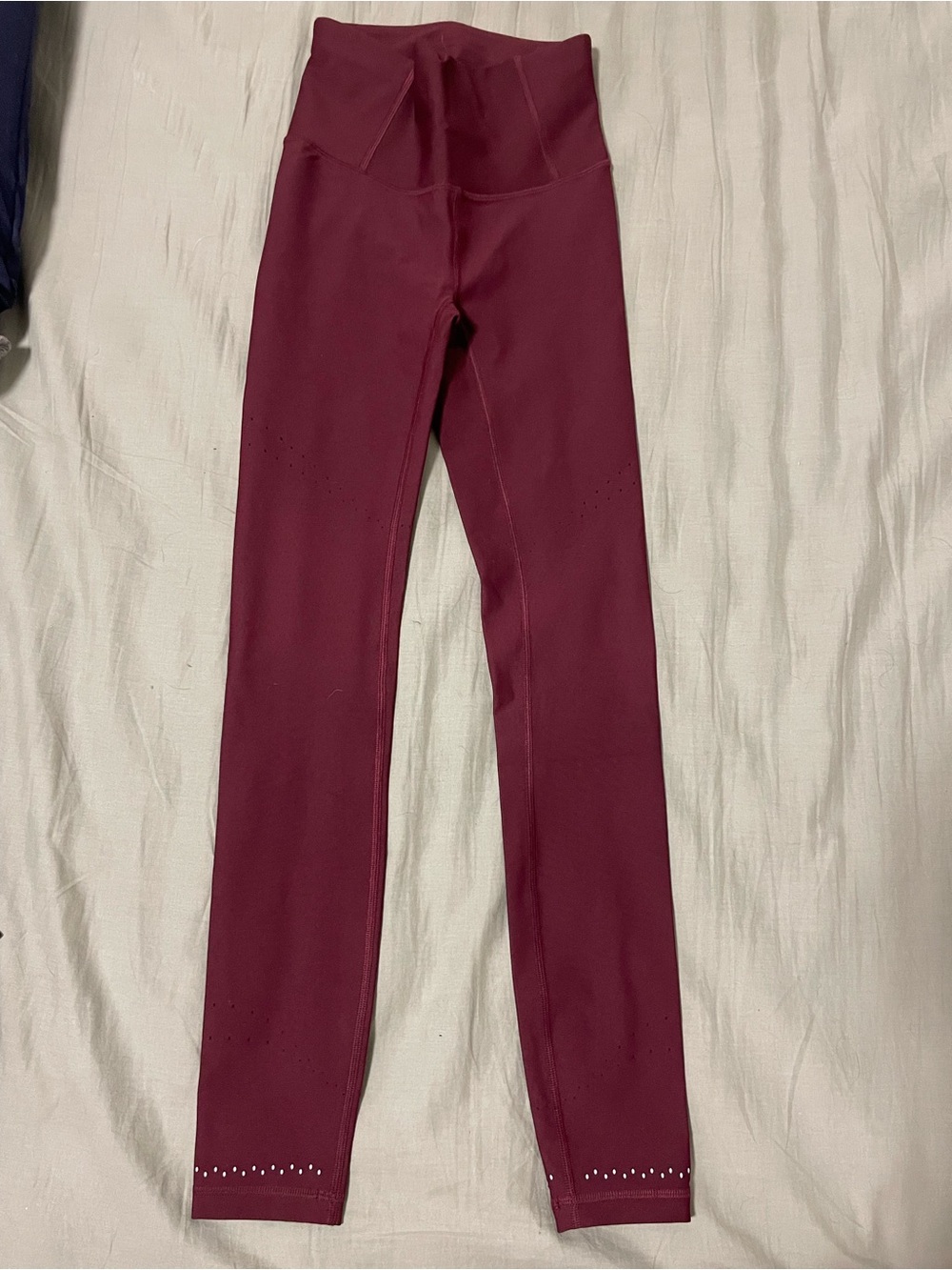 Lululemon High-Waist Maroon Leggings